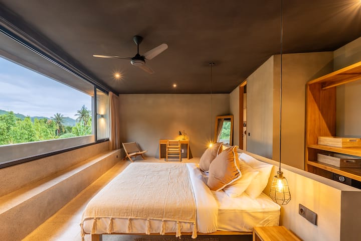 Bedroom, Cupboard & Study