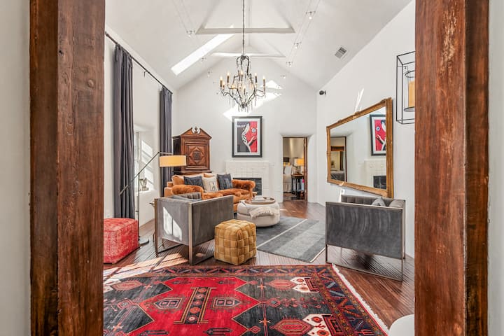 Adobe Elegance And Luxury, Walk To Canyon Road - 산타페