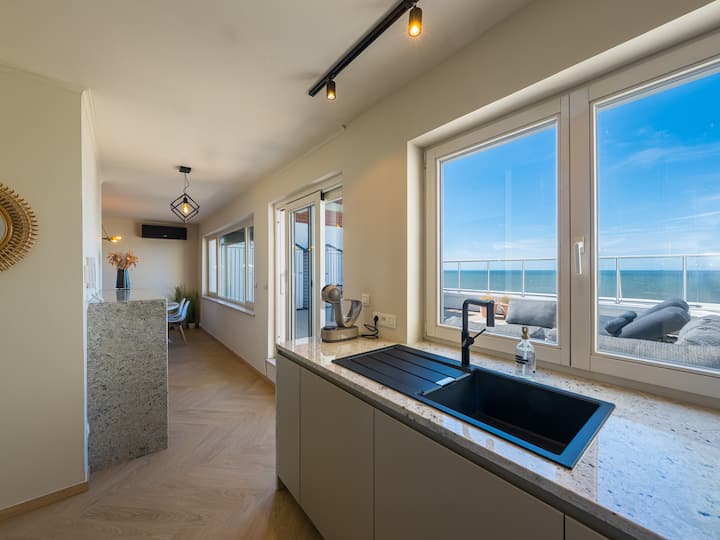 Superbe Penthouse - Vue Phénoménale Sur La Mer - Middelkerke