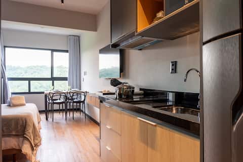 Top Airbnb: Studio Alphaville with Parking | Pool | Downtown em Santana De Parnaíba