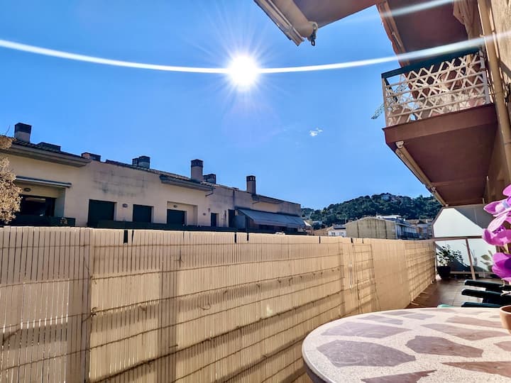 Evh125 Appartement Cosy Avec Terrasse Ensoleillée - トッサ デ マール