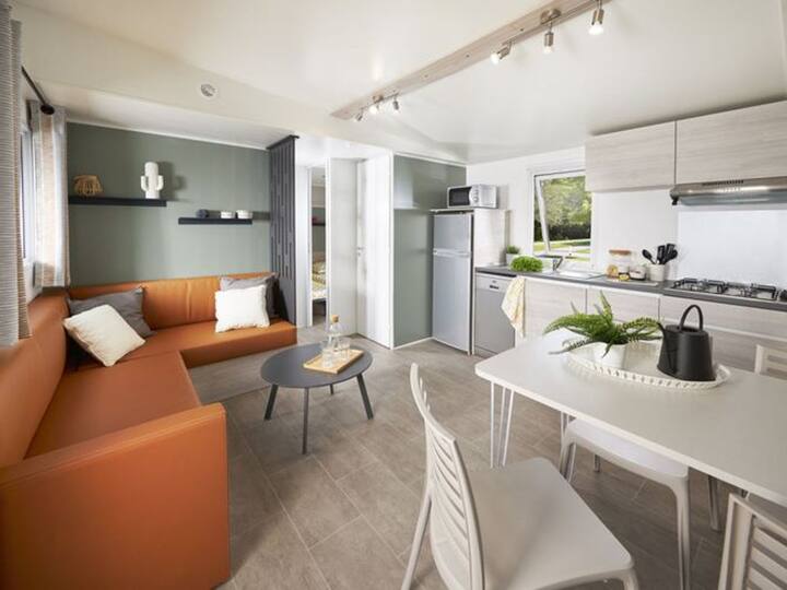 Mobil Home Confort 3 Chambres Avec Terrasse - Mesland