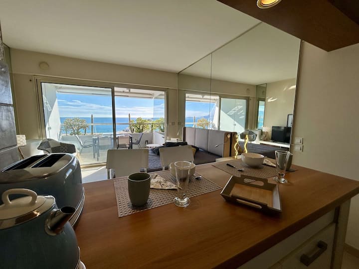 Superbe Studio Vue Mer - 2 Pers. - Villeneuve-Loubet