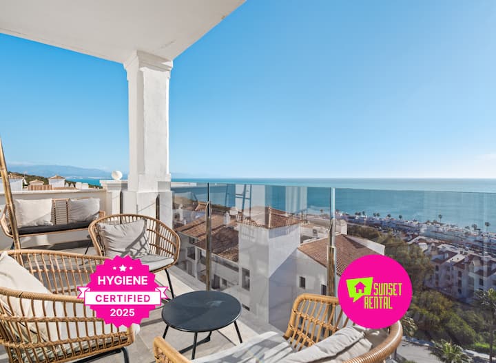 Elegant Apartment With Sea Views And A Pool - Casares