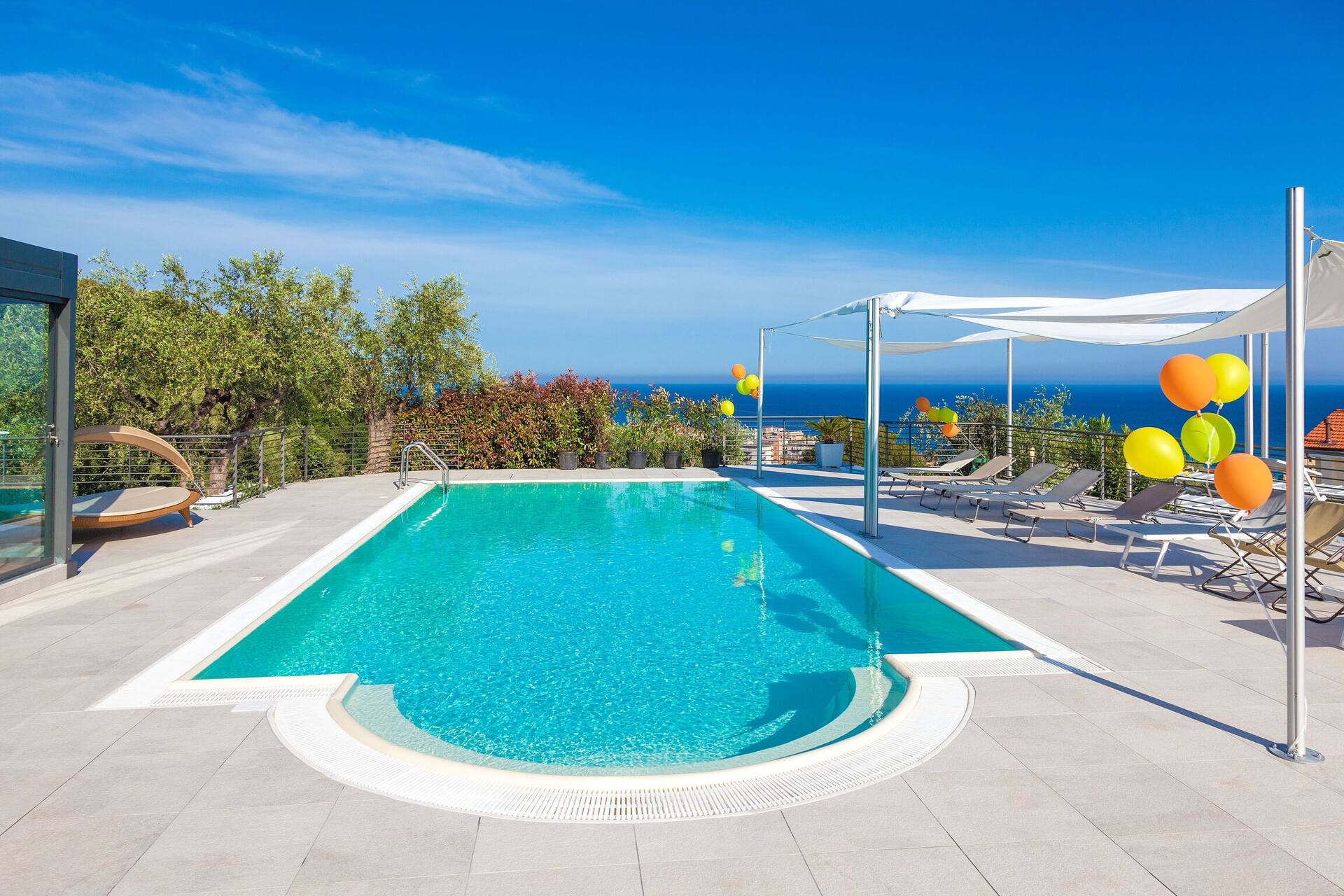 Familienfreundliche tolle Ferienwohnung mit beheiztem Pool, Garten und Terrasse | Meerblick | Hunde erlaubt — Foto 2