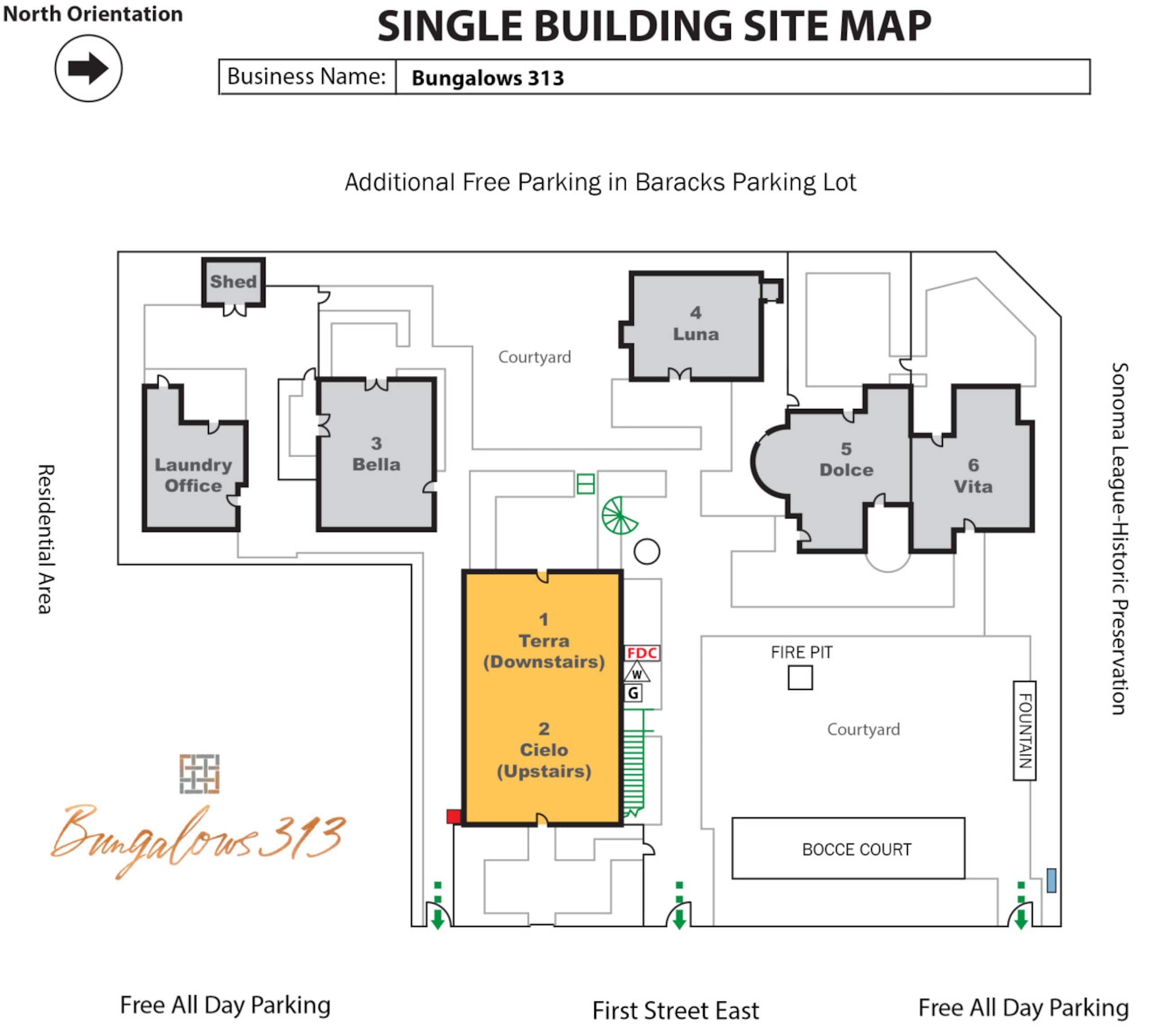 Bungalows 313 6 Private Suites, Courtyard Oasis - Photo 26