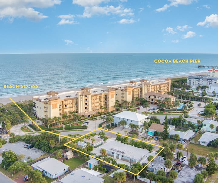 Family Friendly & Right on the Beach - Spacious 3 Bedroom Condo w/ Great Views! - Cocoa Beach