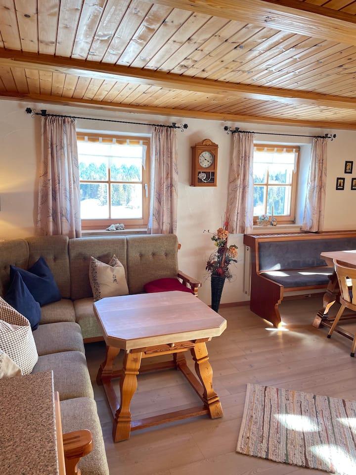Ferienwohnung 2-4 Pers. Mit 2 Schlafzimmern, Küche - Ramsau