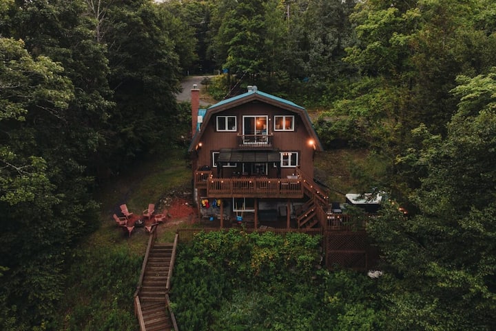Chalet Le Montagnard - Lac & Spa - Laurentides