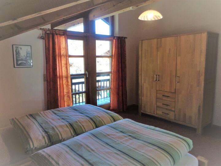 Habitación doble en el departamento Fellner