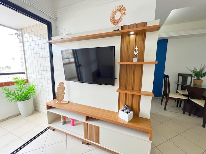 70m Da Praia: Vista Mar E Ar-condicionado By Apê - Aracaju