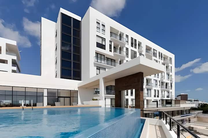 Lagoon-view 2br - Cancun - Pool & Gym - Sleeps 7 - Cancún