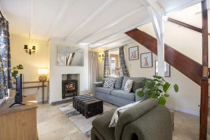 Cosy 1-bed-cottage-vue Sur La Campagne-salle De Ba - Tewkesbury