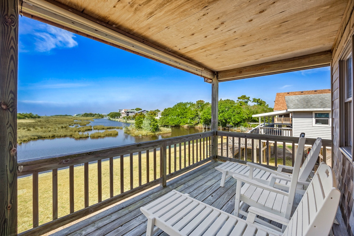Canalfront, Cozy 3BR with Amazing sound views!