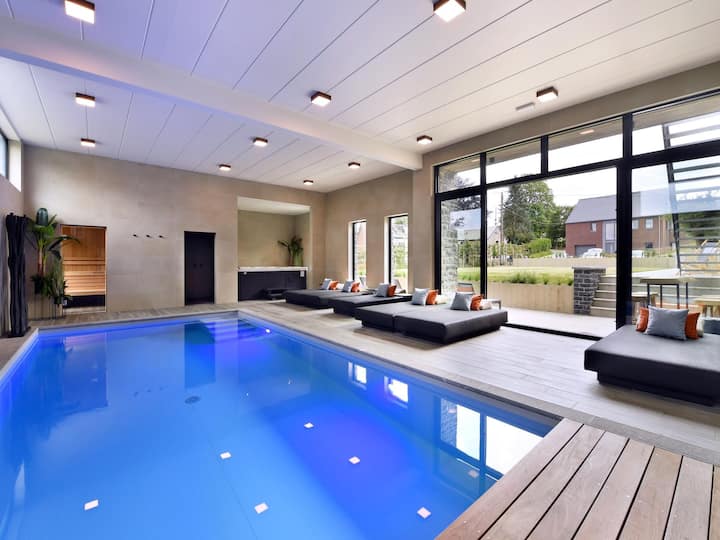 Villa Avec Piscine Et Suites Pour 12 Personnes - Durbuy
