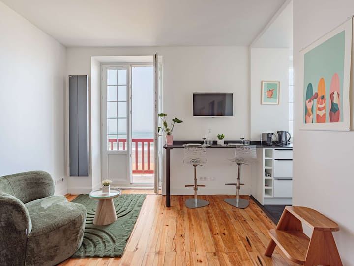Studio Rénové, Vue Imprenable Océan - Biarritz