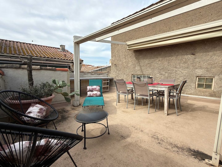 Maison De Village Avec Terrasse Au Coeur De Serign - Sérignan