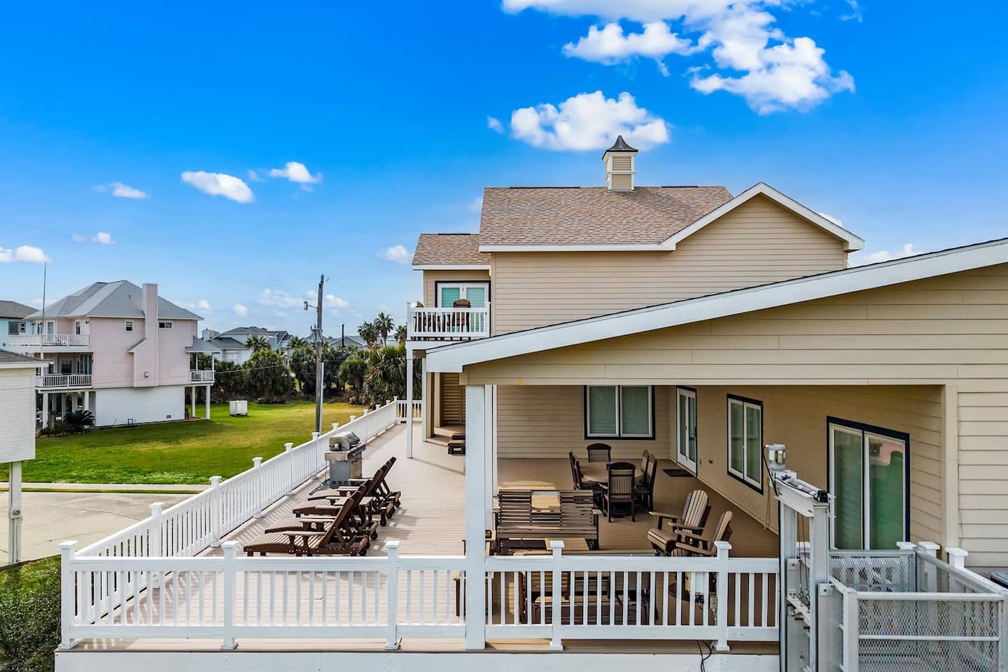 Relax and unwind with sea breeze views.