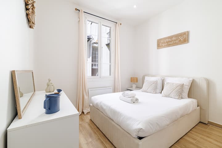 Appartement Rénové • 2 Chambres • Proche Place Gar - Nice Côte d'Azur Airport (NCE)