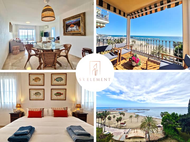 Sr Bajadilla Beach Front With Wonderful Sea View - Marbella
