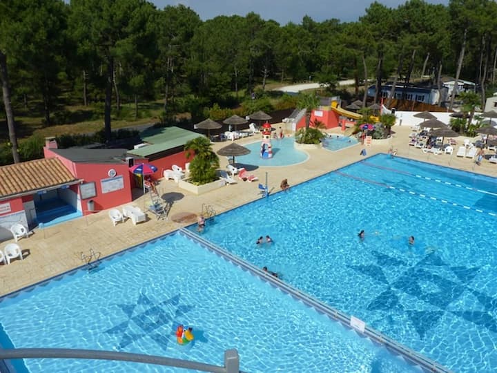 Zecamping 4* Mobil Home 40m² Parc Aquatique - Les Mathes