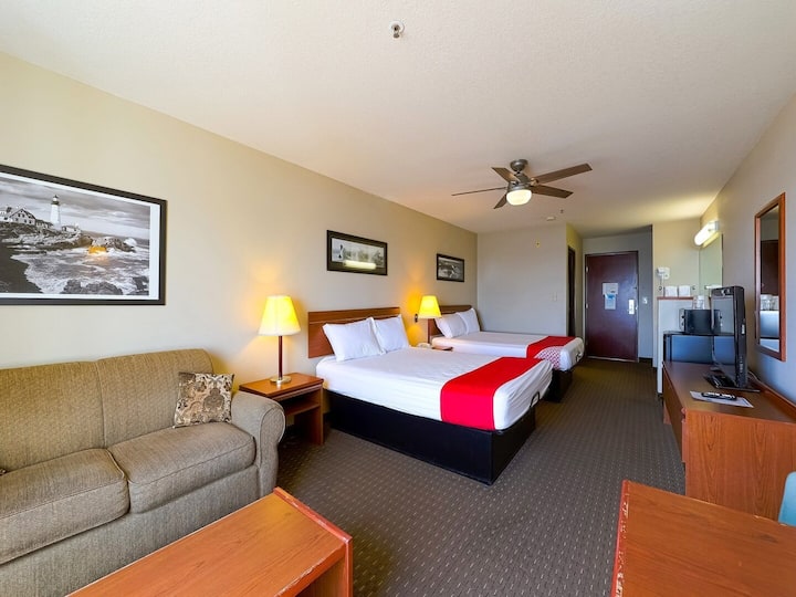 Double Queen Room - View De L'océan - Lincoln City, OR