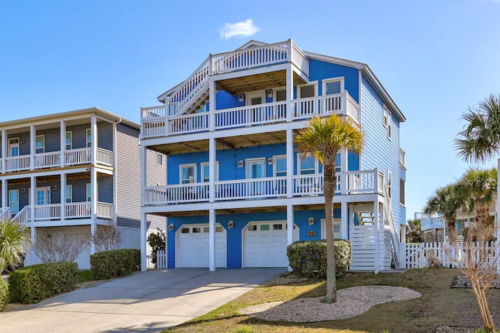 Just Beachy: Fenced Yard | Amenities & Private - Kure Beach, NC