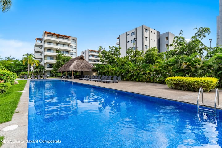 Puerta Arena 3br W/ Pool & Resort Access - Nuevo Vallarta