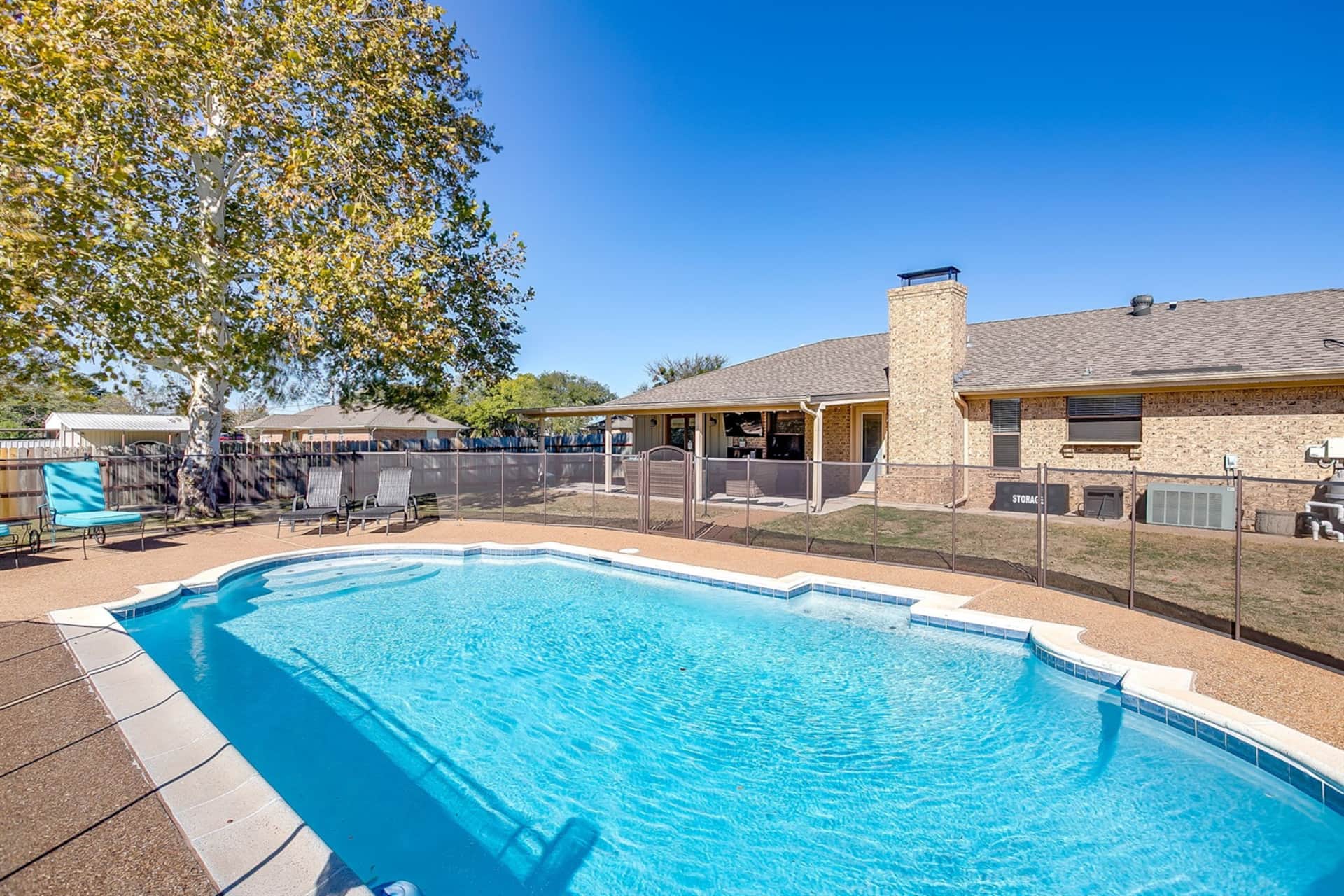 Private Pool • Fenced Yard • Covered Patio