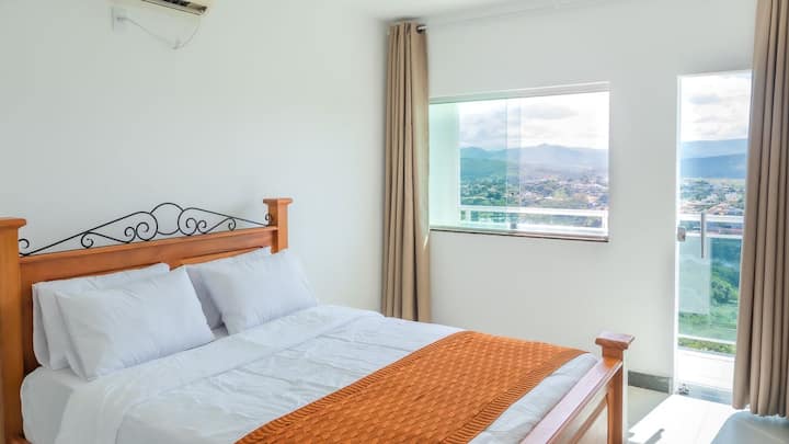 Quarto climatizado garantindo conforto em qualquer estação