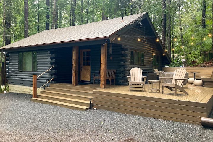 Forest Cabin With Large Deck In Private Setting - - Sea Ranch, CA