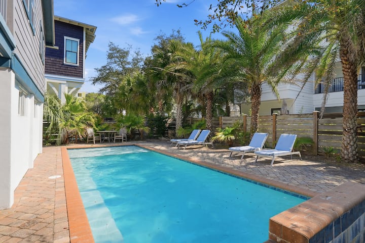 Sunshine Allie- Private Pool- Steps To Seaside - Seagrove Beach, FL
