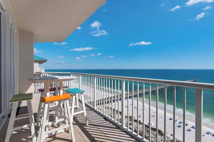 Gulf-front | 3 Pools | Summerwind Resort #1502 - Navarre, FL