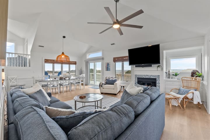 Walk To Beach | Sunset Views! Pool | Hot Tub| Duck - Duck, NC