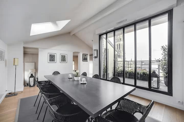 100 M² Avec Terrasse Et Parking - Vue Tour Eiffel - Saint-Cloud