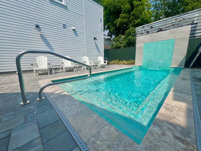 The Moon – Quonset Hut Vacation Rental Heated Pool gallery image 3