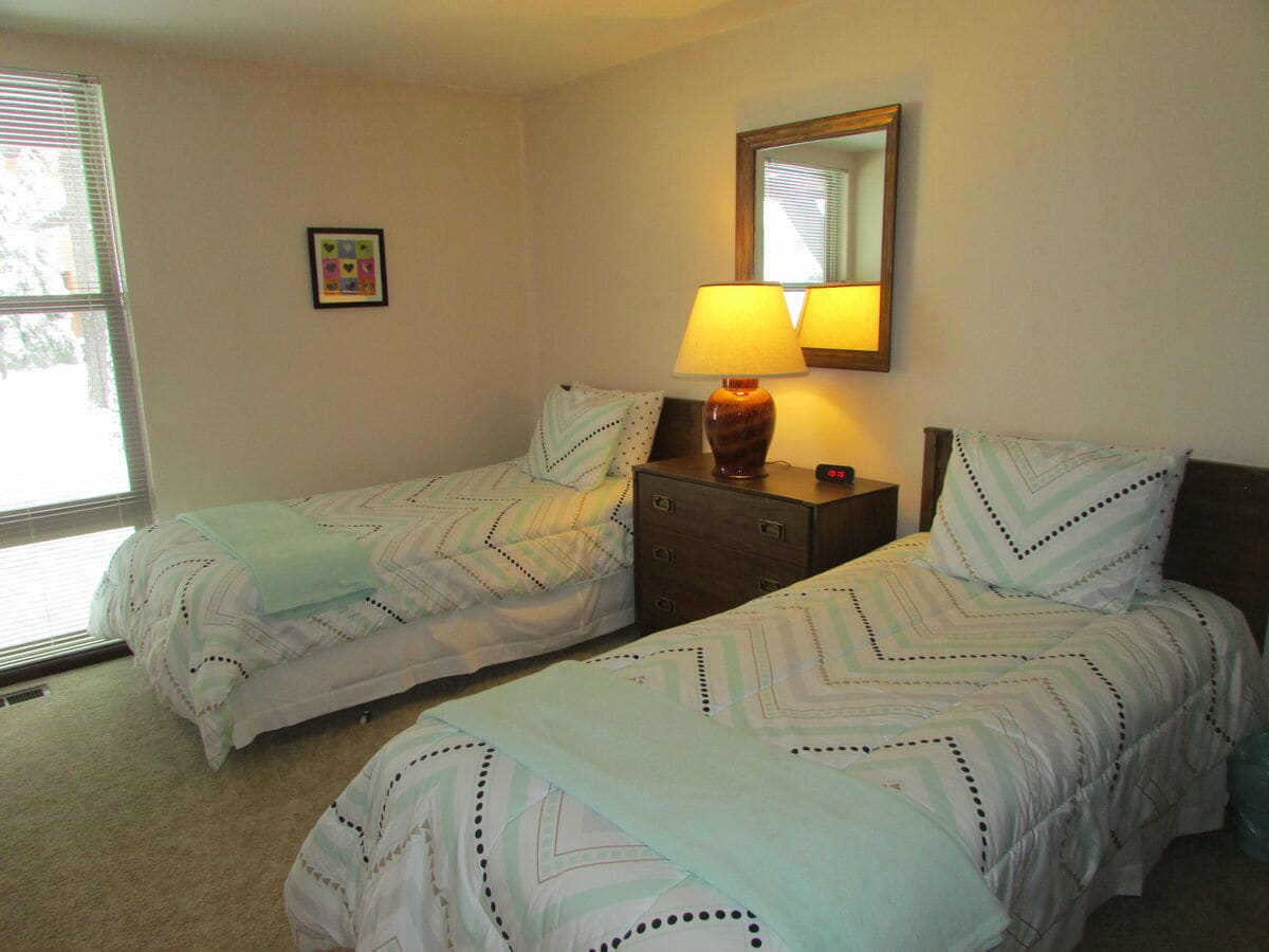 downstairs twin bedroom