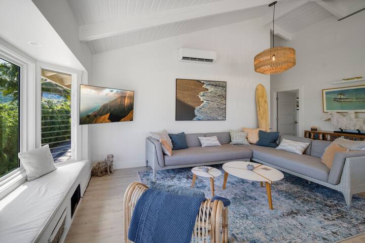 Remodeled! Modern 3BR in Hanalei- Hot tub, bikes & gallery image 5