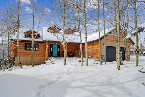 10 Southface: Log Home, Hot Tub & Fireplaces.