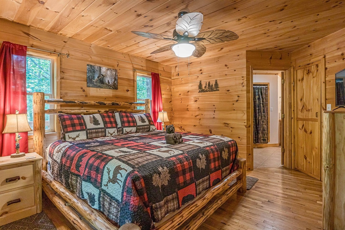 Master King Log Bedroom Suite