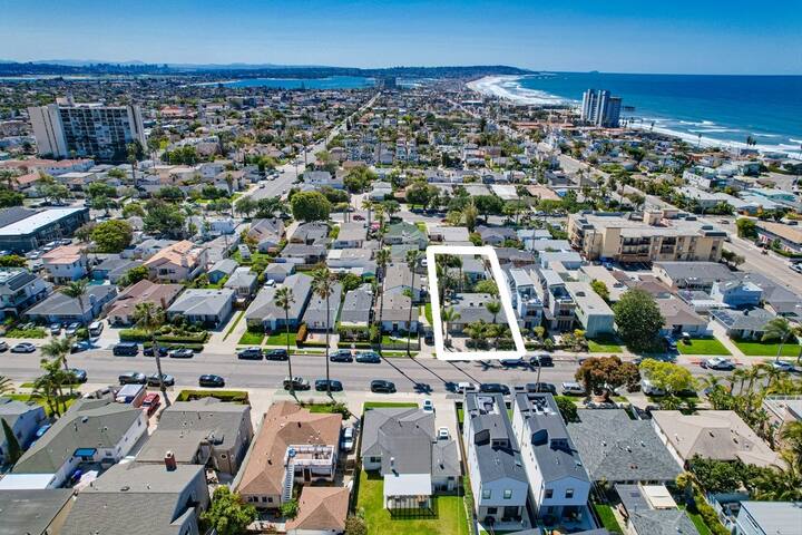 Ocean 2 Blocks * Fenced Yard * Dogs OK * A/C