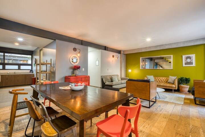 ¡Unique! Roma Town House | 3BR | Terrace gallery image 2