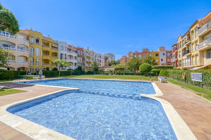 Bel Apt · Centre · Piscine · Plage 150m · Pk - Empuriabrava