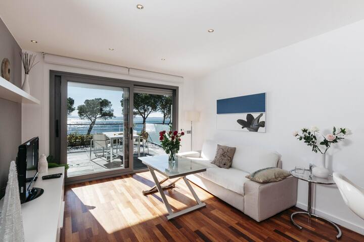 Beachfront two-bedroom apartment with sea views in gallery image 4