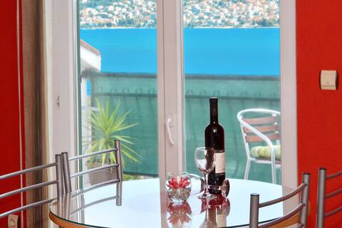 Jednoizbový Apartmán na pobreží, v Trogir, balkón