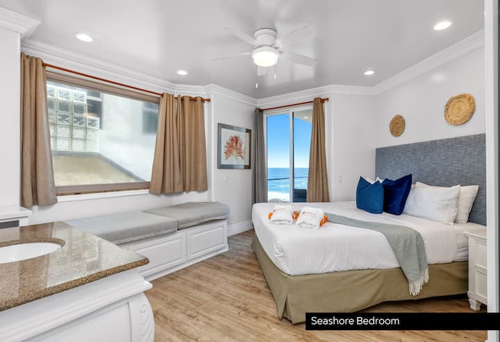 Camera da letto in riva al mare