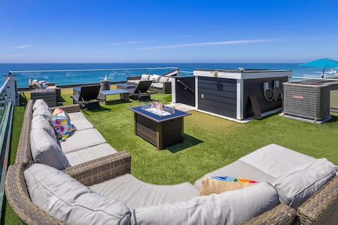 Single Family Beachfront Home, Private Beach