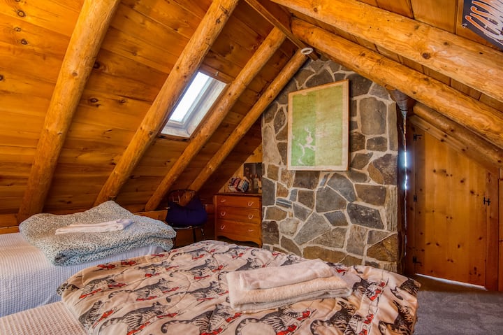 Dhoma e pestë e gjumit me dy binjakë - Niveli i sipërm