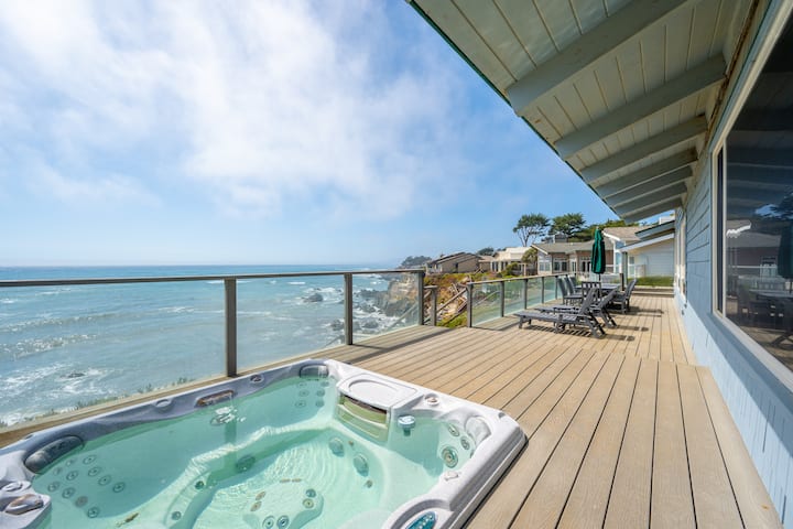 Stunning, Ocean-front Home In Seaclift Estates In - Cambria, CA