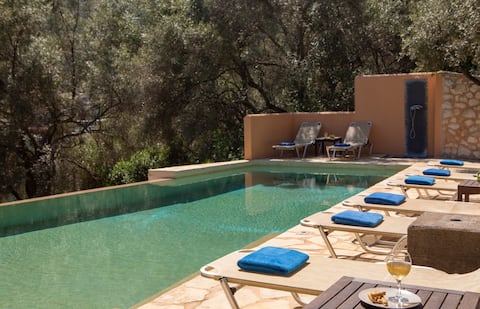 Villa Amoudia - Luxury Villa right on the beach